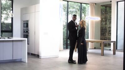 Pale redhead gives a sloppy blowjob and takes a pounding POV