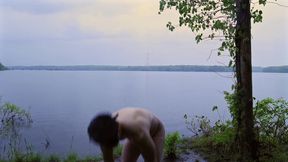 Flexing and Jerking in the Rain by the Lake