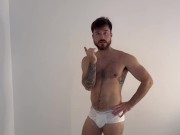 Small penis humiliation made stand naked in the window by roommate