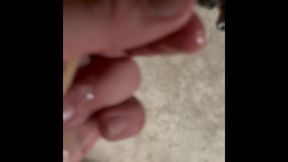 Jerk off in Condom