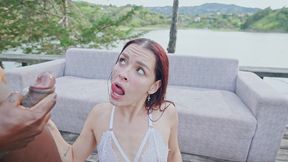 yessica bunny, that slut, is always happy when she gets fucked by lots of huge black dicks, dap, anal. hard anal + pissing