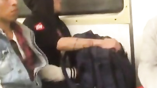 Jerks off in train 5