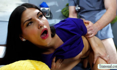 Horny nurses caught by patient fucking in the room