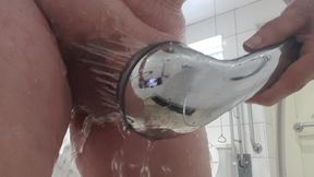 Undressing for a shower