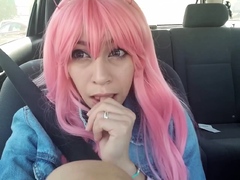 Kawaii Girl - Spontaneous Car Pussy Tease Amp Public Bj