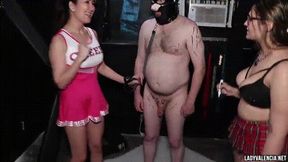 Mean Girls Humiliate Piggy's Small Dick