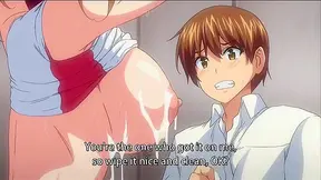 Curvy Sporty Teen Enjoys Nipple Play from Horny Guy in Steamy Hentai Scene