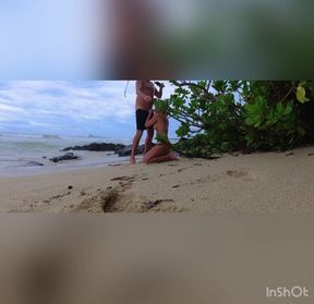 Dreamgirl public beach porn - blow - doggy