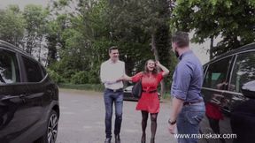 Double penetration and creampie for Sexy-Susi