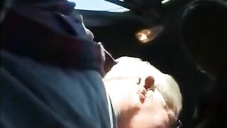 Blowjob in the Car with a Young Stud and an Older Gentleman 2