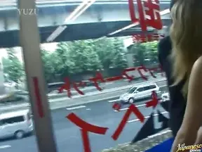 Steamy Four-Way by the Window Starring Two Glamorous Japanese Beauties