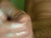 Cumshot close up glans