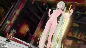 Mikus Seductive Performance Ignites Wild 3D Hentai Desire