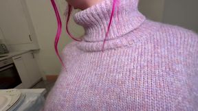 Fuck Me in My Turtle Neck Sweater! I Want to Please You