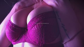 POV Slow sensual ASMR - Playing with my Natural Big Tits Amateur Solo Girl