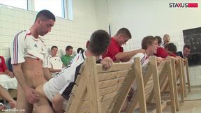 Powerful Fucking and Hot Blowjobs - A Football Fantasy - Gay XXX