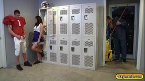 Colby sweeps in with the cock block