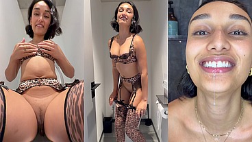 GOLDEN SHOWER WITH SEXY LEILANI MAY