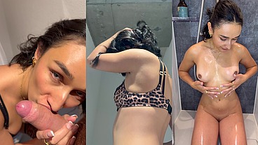 GOLDEN SHOWER WITH SEXY LEILANI MAY