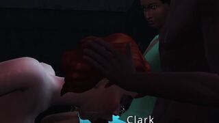 Mega Sims- Cheating Wifey gangbanged by big black cock (Sims four)