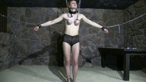 Muriel LaRoja - Chained Breast Predicament and Bondage Endurance Challenge - Part 1 wmv HD