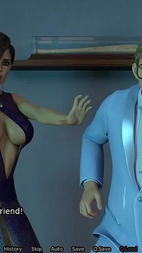 Step Mom Beats off Stepson- Sexbot #12- Gameplay
