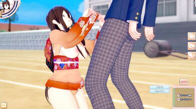 [Hentai Game Koikatsu! ]Have sex with Big tits Naruto,Boruto Hanabi Hyūga.3DCG Erotic Anime Video.