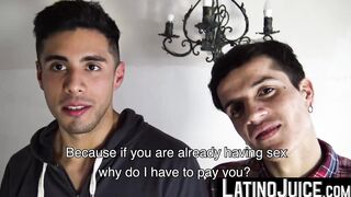 LatinoJuice.com - Latino Nicolas and Francis showered with my gooey cum after worship