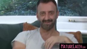 MatureLacey com - Bbw milf shares big cock&#x1F346; with her swinger partner in a wild foursome