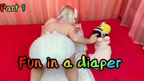 DIAPER: MIA MIMI FUN IN A DIAPER PART 1(wmv)