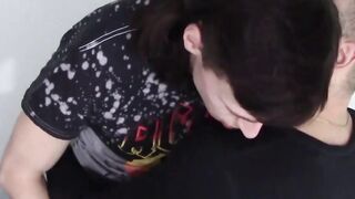 BOMB SHELL! Jamies Monster Cock Bursts Kandys Tight Hole, Overspill Alert!