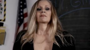 so hot 4 teacher! julia ann masturbates on the classroom desk!