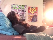 Male Solo Cum Eating 27 (Right Angle)