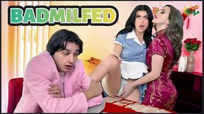 Filthy Threesome With Our Favorite Waitress Gal Ritchie