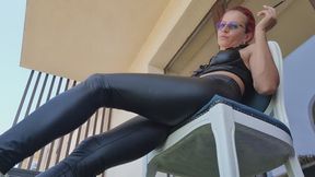 NICOTINE CRAVING IN LEATHER – SLOW DRAGS & DEEP EXHALES