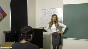 RELEGATED INTO HUBBY DETENTION – HOT WIFE PRISTINE SHOWS WHO IS BOSS