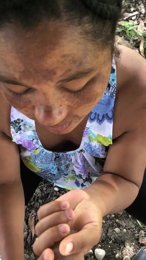 Powerful moment from &quot;Dominican sucking cock on mango tree&quot;