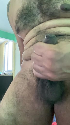 POV Long Cock Cumming Hard