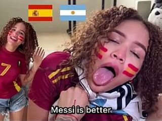 Spain World Champion, Fan Bangs Argentine After LAST - Alejaandalejo