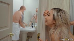 Astonishing busty doll fucked in the doggy style