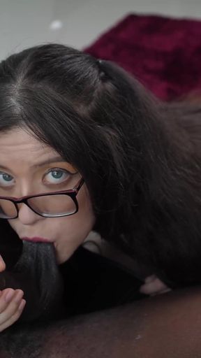Greta Takes a Huge Black Cock in Her Little Pussy