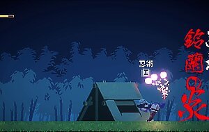 Kunoichi seikiren - hentai game - full gameplay and boss fight