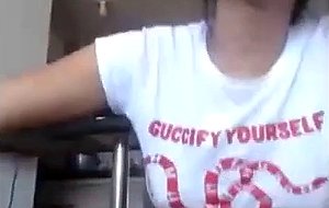 Gorgeous tgirl cum & piss