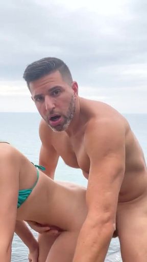 Thrilling moment from &quot;Public Sex With A Big White Bubble Butt Portuguese Nympho&quot;