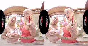 Two Blondes in an Outdoor Adventure of Pleasure and Passion