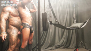 Niedźwiedzio wytatuowany Amerykanin Jason Collins ru*chany w dupę, wielki kutas