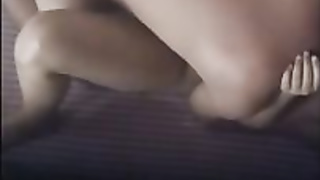 Spunky female is cuckold on her spouse with his finest homie and loving it a pile