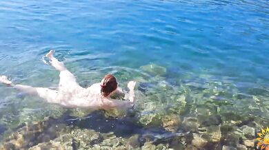 Real Naturist Vacation in Montenegro: Naked Yoga & Underwater Swimming