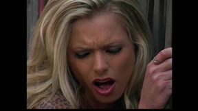 Cop Checks and Finds Guilty a Beatiful Blonde Slut with Big Tits