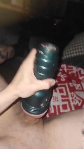 Wildy Hot Fleshlight Sex Toy Fuck, and Great Cum